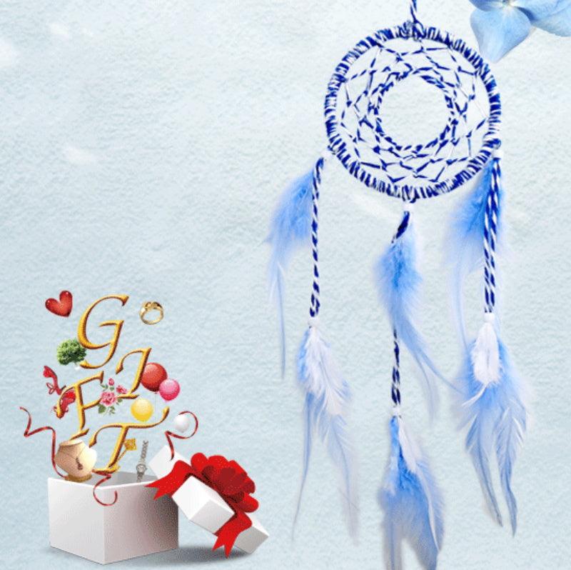 Dream Catcher Led Handmade Dream-catcher Traditional Feather Hanging Home Wall Decoration  Night Dream Catchers  Decor Ornament Wall Hanging Wind Chimes For Home Room Decoration Stevvex
