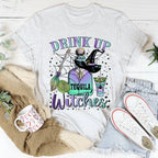 Drink Up Witches Tequila Tee Peachy Sunday