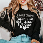 Driving Sweatshirt Peachy Sunday