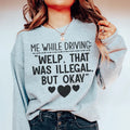Driving Sweatshirt Peachy Sunday