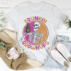 Drunkin Grownups Tee Peachy Sunday