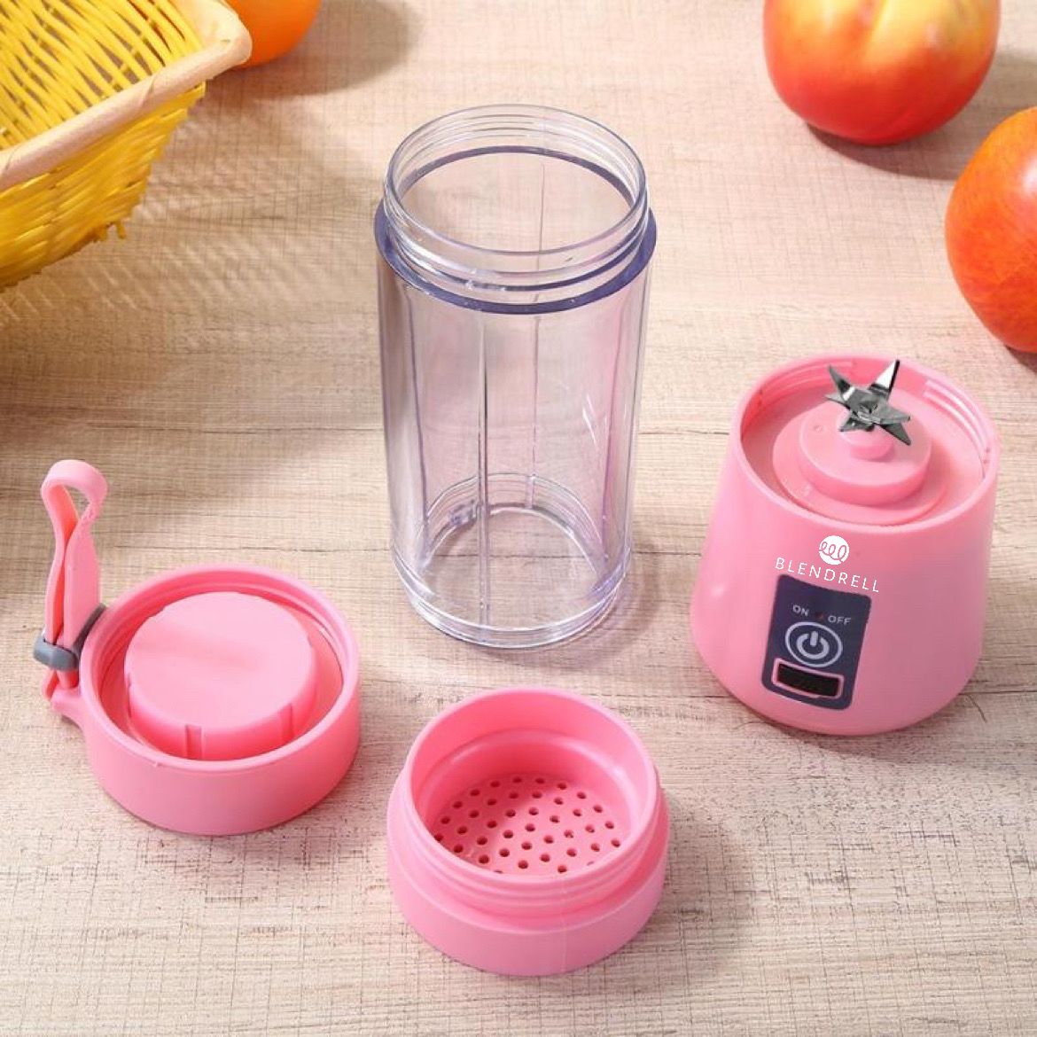 Portable Handheld USB Electric Juice Blender 6 Blades Deluxe Version by Blendrell  Perfect portable tool EasyOptionXY LLC