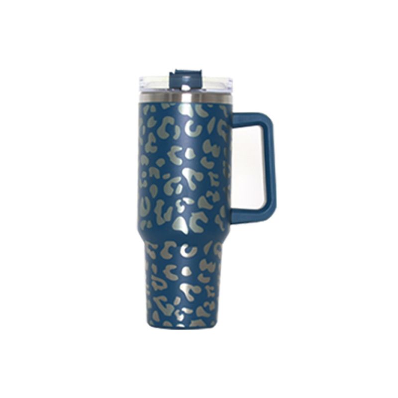 40oz Adventure Quencher Tumbler T hermos Vacuum Cups With Handle Stainless Steel Travel Water Cup Stay Ice Cold Car Coffee Mug