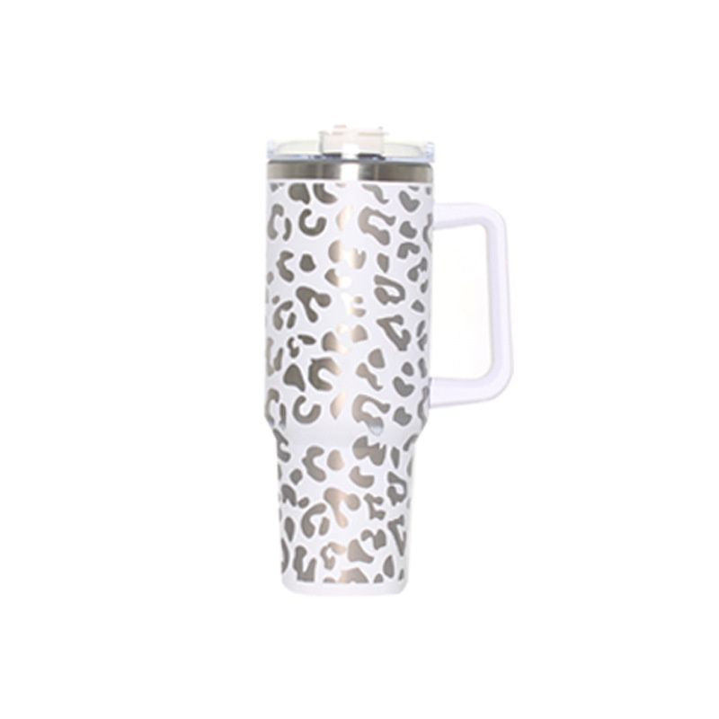 40oz Adventure Quencher Tumbler T hermos Vacuum Cups With Handle Stainless Steel Travel Water Cup Stay Ice Cold Car Coffee Mug EasyOptionXY LLC