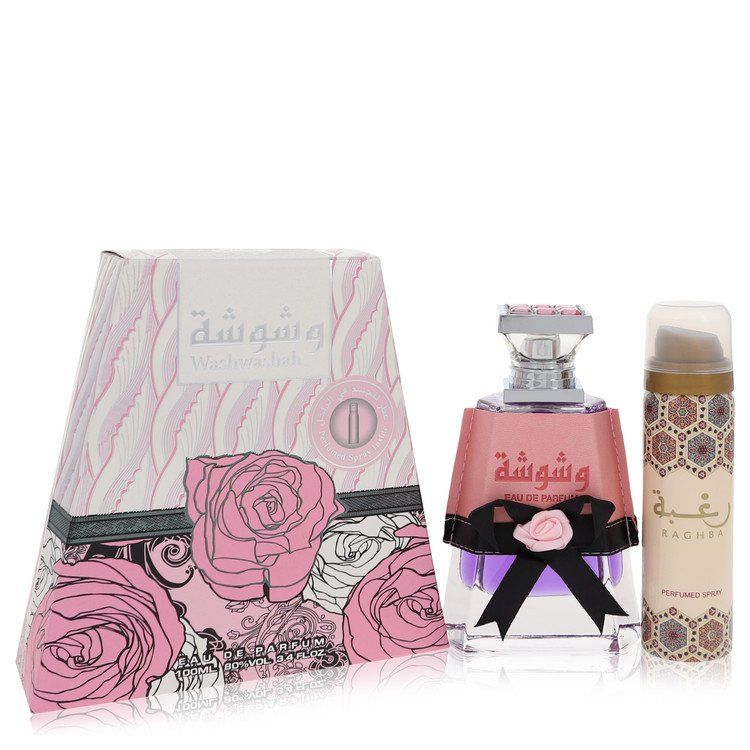 Washwashah by Lattafa Eau De Parfum Spray Plus 1.7 oz Deodorant EasyOptionXY LLC