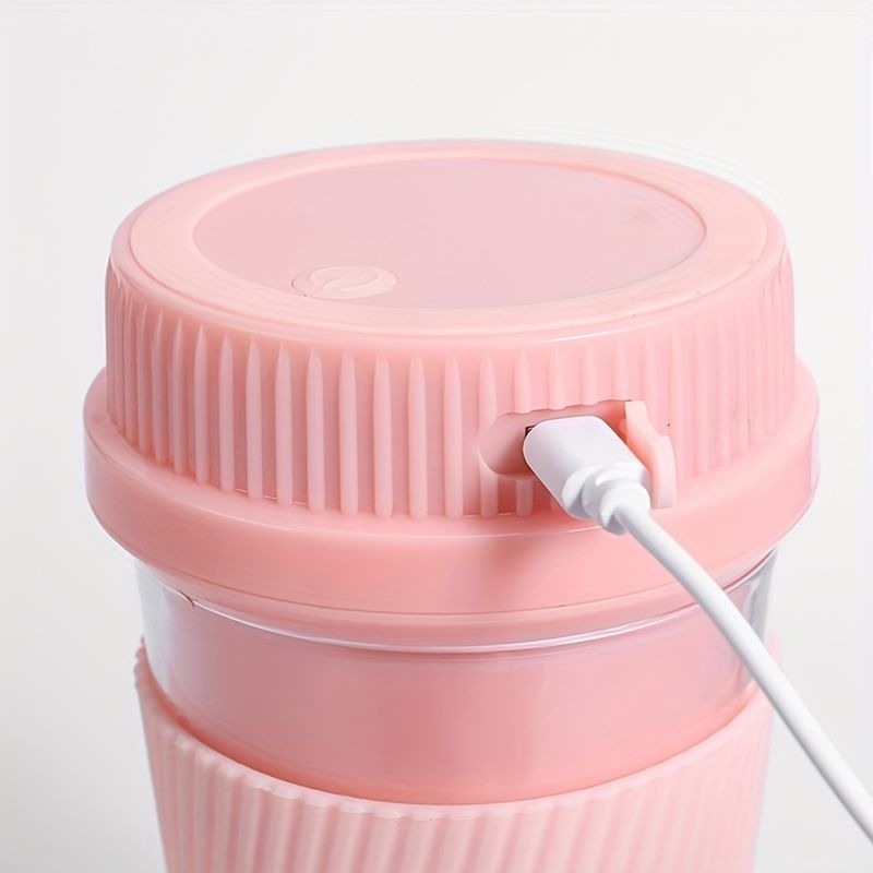Portable Blender Usb Rechargeable Cordless Mini Personal Blender; Small Shakes Smoothie Fruit Juice Blender Cup For Home Outdoor Travel Office EasyOptionXY LLC
