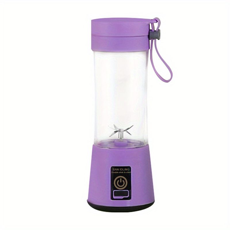 1pc Portable 6 Blades In 3D Juicer Cup, Updated Version Rechargeable Juice Blender Secure Switch Electric Fruit Mixer For Superb Mixing, USB Rechargeable EasyOptionXY LLC