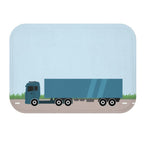 Truck On The Road Bath Mat EasyOptionXY LLC