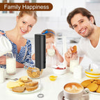Electric Milk Frother Home Kitchen, Appliances, Handheld Egg Beater Household Supplies, Summer Cordless Coffee Bean Blender for Smoothies, Latte, Matcha, Eggs & More, Kitchen Accessories EasyOptionXY LLC