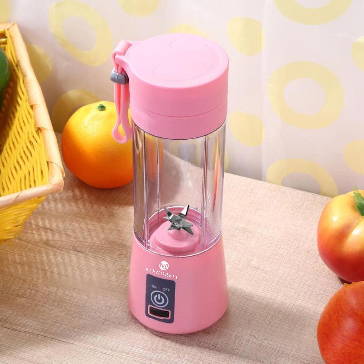 Portable Handheld USB Electric Juice Blender 6 Blades Deluxe Version by Blendrell  Perfect portable tool EasyOptionXY LLC