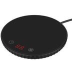Desktop Electric Cup Warmer 8Hours Auto Off Overheating Protection Smart Timer Setting 2 Temperature Levels  Ceramic Heating Panel For Office Home EasyOptionXY LLC