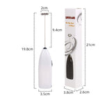 Mini Battery Operated Milk Frother Handheld; Mini Blender And Foam Maker For Coffee; Cappuccino; Latte; Matcha; Hot Chocolate; Portable Foam Maker Drink Blender With Stainless Steel Whisk