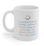 Positive Affirmations Reminder Mug