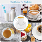 Coffee Mug Warmer Cup Warmer Auto Shut Off Coffee Tea Milk Electric Heater Pad Office Home Desk Coffee Mug Warmer EasyOptionXY LLC