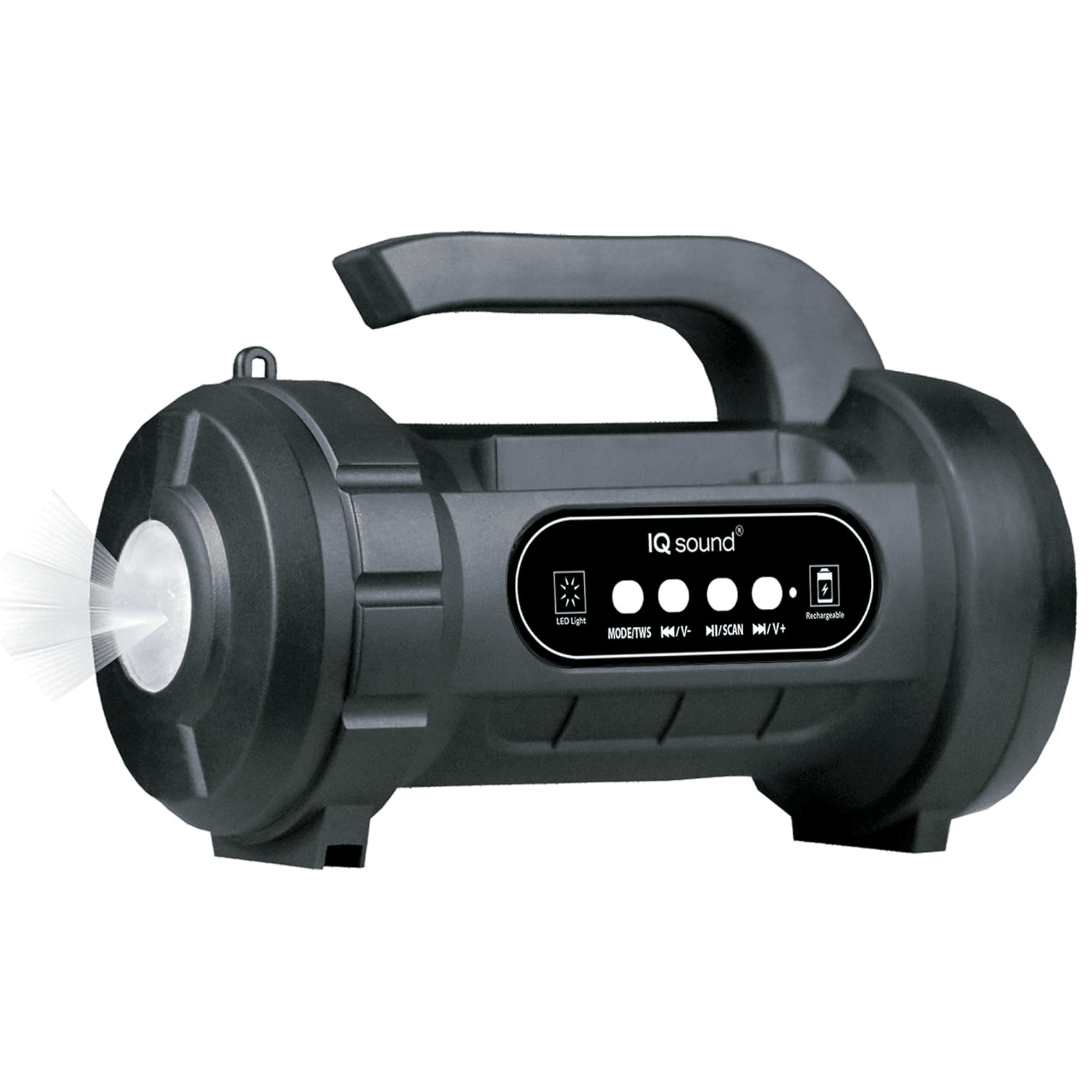 Supersonic 4" Bluetooth TWS Speaker with FM Radio & Flashlight EasyOptionXY LLC
