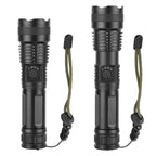 Tactical LED Flashlight Zoomable Rechargeable Search Light Torch 50000LM with 5Modes SOS Night Light For Night Walking Adventures EasyOptionXY LLC