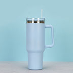 1200ml Stainless Steel Mug Coffee Cup Thermal Travel Car Auto Mugs T hermos 40 Oz Tumbler with Handle Straw Cup Drinkware New In