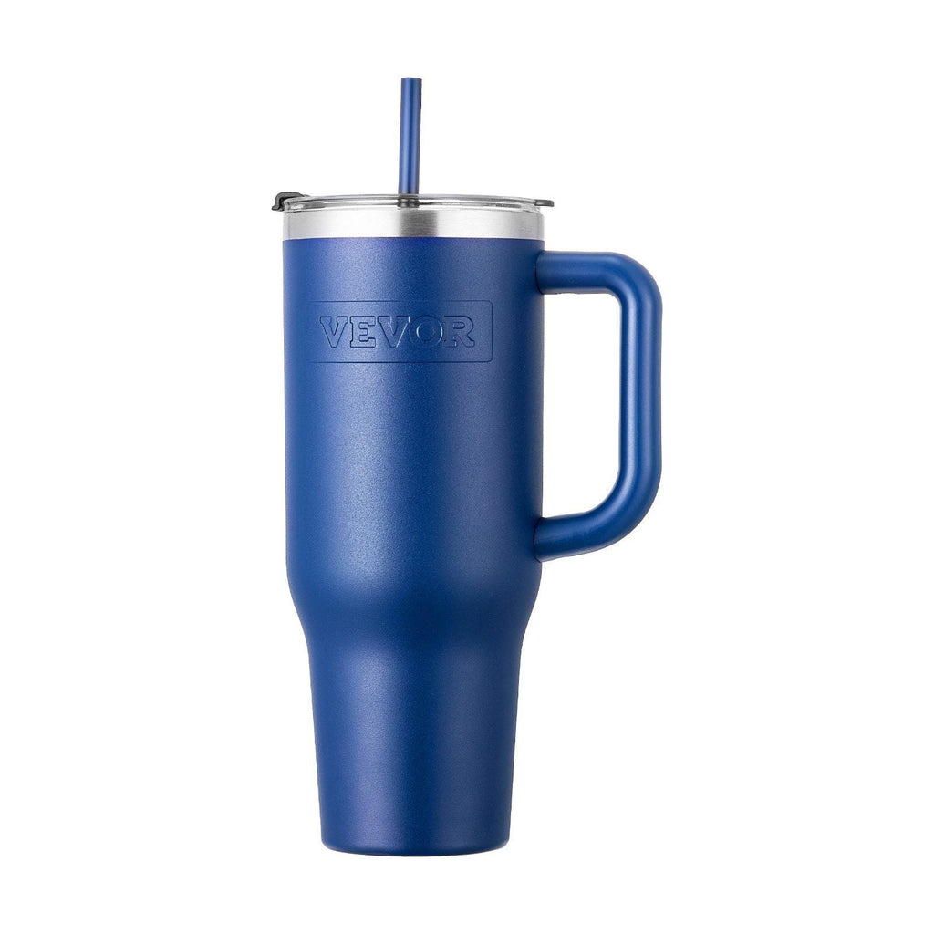 40 oz Insulated Water Bottle Stainless Steel Coffee Cup Handheld Blue EasyOptionXY LLC