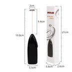 Mini Battery Operated Milk Frother Handheld; Mini Blender And Foam Maker For Coffee; Cappuccino; Latte; Matcha; Hot Chocolate; Portable Foam Maker Drink Blender With Stainless Steel Whisk