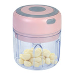 Mini Electric Garlic Chopper 8.45OZ Cordless Garlic Mincer Food Chopper EasyOptionXY LLC