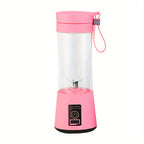 1pc Portable 6 Blades In 3D Juicer Cup, Updated Version Rechargeable Juice Blender Secure Switch Electric Fruit Mixer For Superb Mixing, USB Rechargeable EasyOptionXY LLC