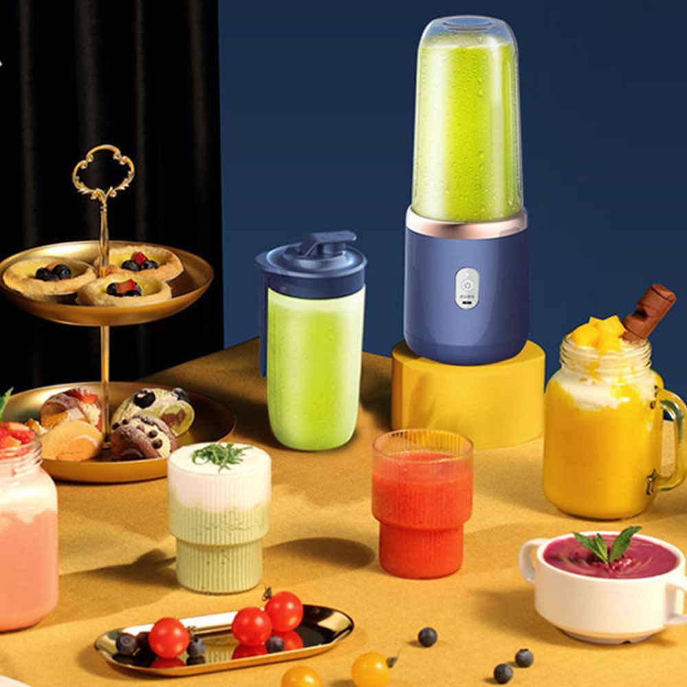 Portable Electric Juicer 400ml Lemon Orange Fruit Squeezer Multifunction Mixer Fruit Smoothie Blender Household Appliances EasyOptionXY LLC