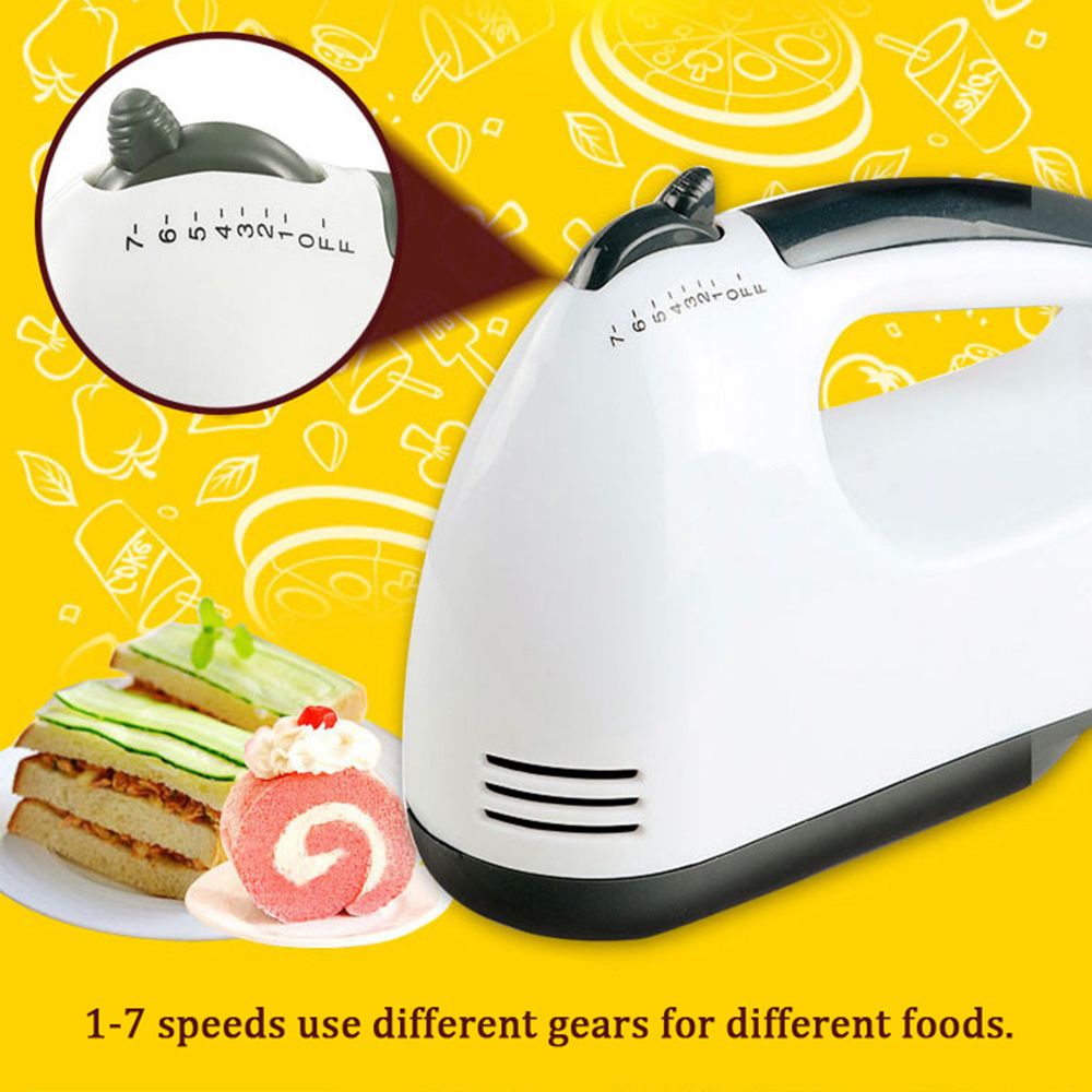Multifunctional 7 Speed Mini Mixer Electric Food Blender Handheld Mixer Egg Beater Automatic Cream Food Cake Baking Dough Mixer EasyOptionXY LLC