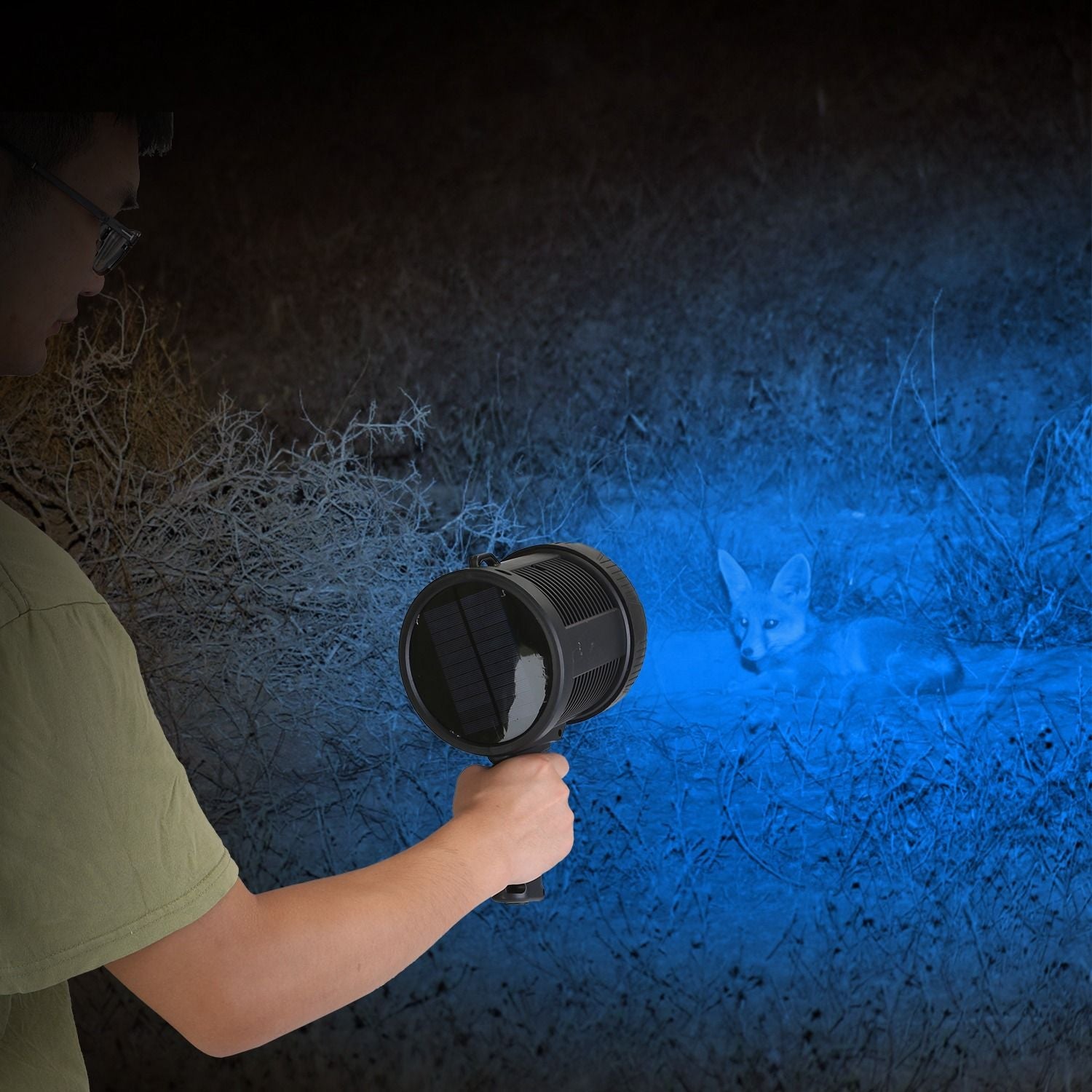 30000LM Rechargeable LED Searchlight IPX6 Waterproof Portable Handheld Spotlight EasyOptionXY LLC