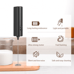Electric Milk Frother Home Kitchen, Appliances, Handheld Egg Beater Household Supplies, Summer Cordless Coffee Bean Blender for Smoothies, Latte, Matcha, Eggs & More, Kitchen Accessories EasyOptionXY LLC