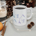 Skeleton in Yoga Poses Mug EasyOptionXY LLC