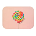 Lollipop Sweetness of Life Message Bath Mat