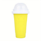 400ml Summer Homemade Squeezable Juice Water Bottle, Quick-Frozen Ice Cream Slushy Maker Smoothie Cup