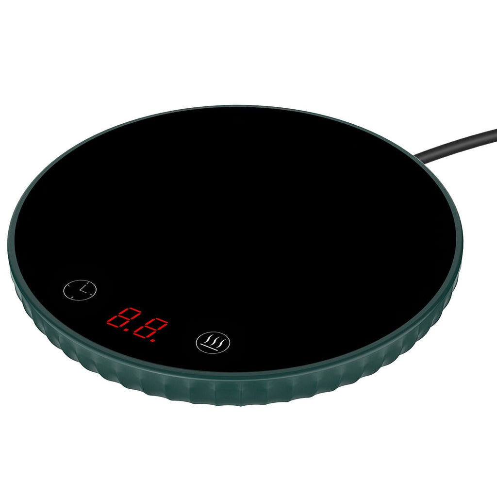 Desktop Electric Cup Warmer 8Hours Auto Off Overheating Protection Smart Timer Setting 2 Temperature Levels  Ceramic Heating Panel For Office Home EasyOptionXY LLC