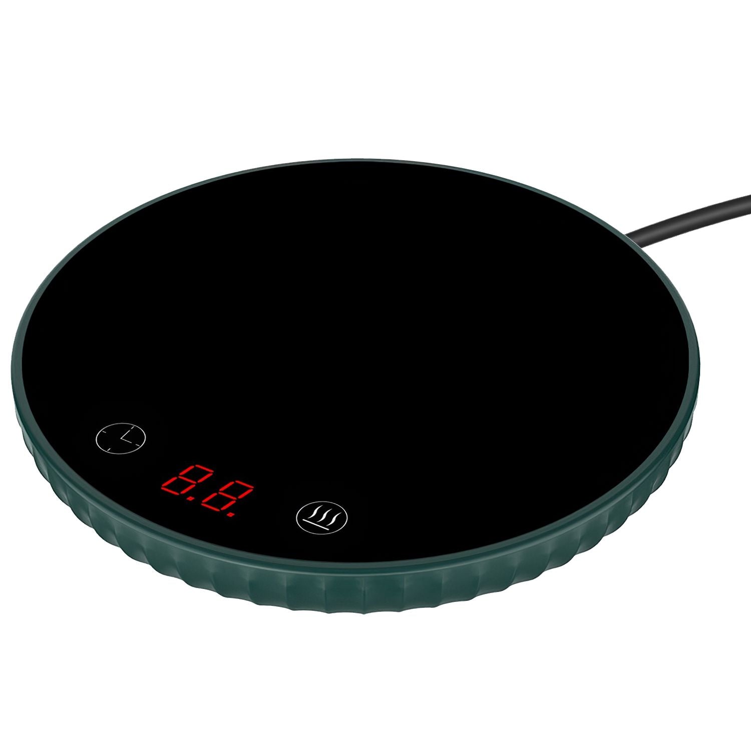 Desktop Electric Cup Warmer 8Hours Auto Off Overheating Protection Smart Timer Setting 2 Temperature Levels  Ceramic Heating Panel For Office Home EasyOptionXY LLC