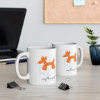 Orange Balloon Dog Theme Mug EasyOptionXY LLC