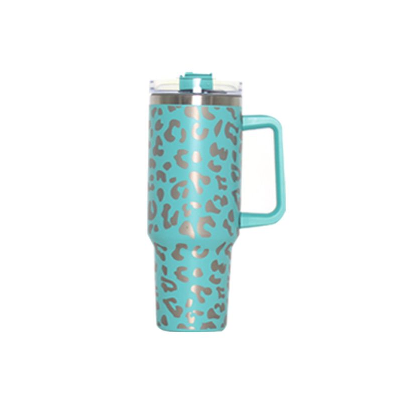 40oz Adventure Quencher Tumbler T hermos Vacuum Cups With Handle Stainless Steel Travel Water Cup Stay Ice Cold Car Coffee Mug EasyOptionXY LLC
