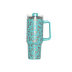 40oz Adventure Quencher Tumbler T hermos Vacuum Cups With Handle Stainless Steel Travel Water Cup Stay Ice Cold Car Coffee Mug EasyOptionXY LLC