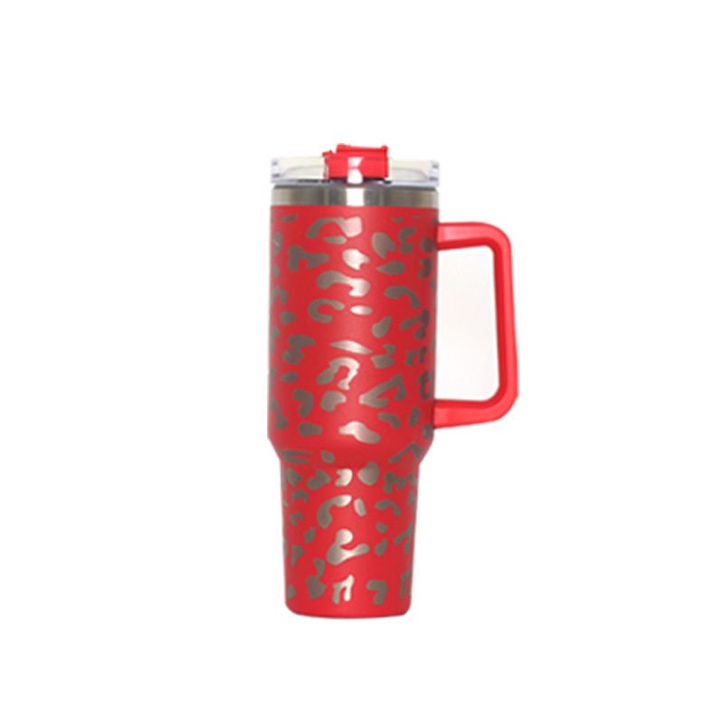 40oz Adventure Quencher Tumbler T hermos Vacuum Cups With Handle Stainless Steel Travel Water Cup Stay Ice Cold Car Coffee Mug EasyOptionXY LLC