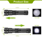 Tactical LED Flashlight Zoomable Rechargeable Search Light Torch 50000LM with 5Modes SOS Night Light For Night Walking Adventures EasyOptionXY LLC