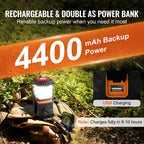 LED Camping Lantern Rechargeable Portable 1000LM for Outdoor Adventure EasyOptionXY LLC