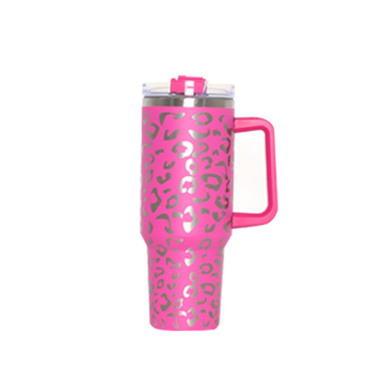 40oz Adventure Quencher Tumbler T hermos Vacuum Cups With Handle Stainless Steel Travel Water Cup Stay Ice Cold Car Coffee Mug EasyOptionXY LLC