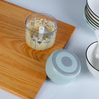 Mini Electric Garlic Chopper 8.45OZ Cordless Garlic Mincer Food Chopper