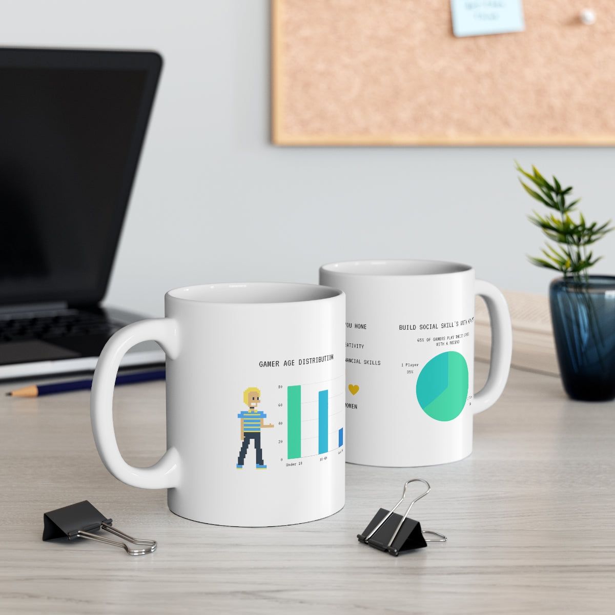 Gamers Infograph Mug EasyOptionXY LLC