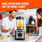 VEVOR Professional Blender, Commercial Countertop Blenders, 68 oz Jar Blender Combo, Stainless Steel 3 Functions Blender, for Frozen Drinks, Shakes, Smoothies, Peree, and Crush Ice, Black EasyOptionXY LLC