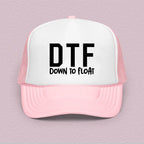 DTF Down To Float Trucker Hat Peachy Sunday