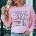 Ducks In A Row Sweatshirt Peachy Sunday