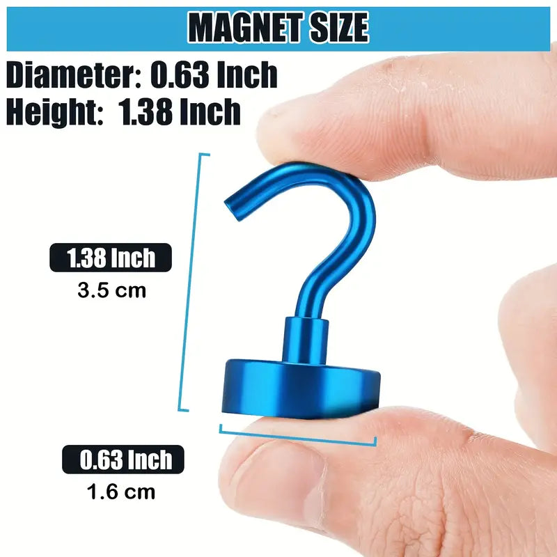 Ultra-Grip Magnetic Hooks Pi-Mart