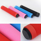 Durable Anti Slip Scooter Grips Soft Bike Handlebar Grips Anti-Slip Bicycle Grips Freestyle Cycling Grips Race Mountain Bike Handlebar Grips Single Lock-On Ring Collar Bicycle Handle Bar Stevvex