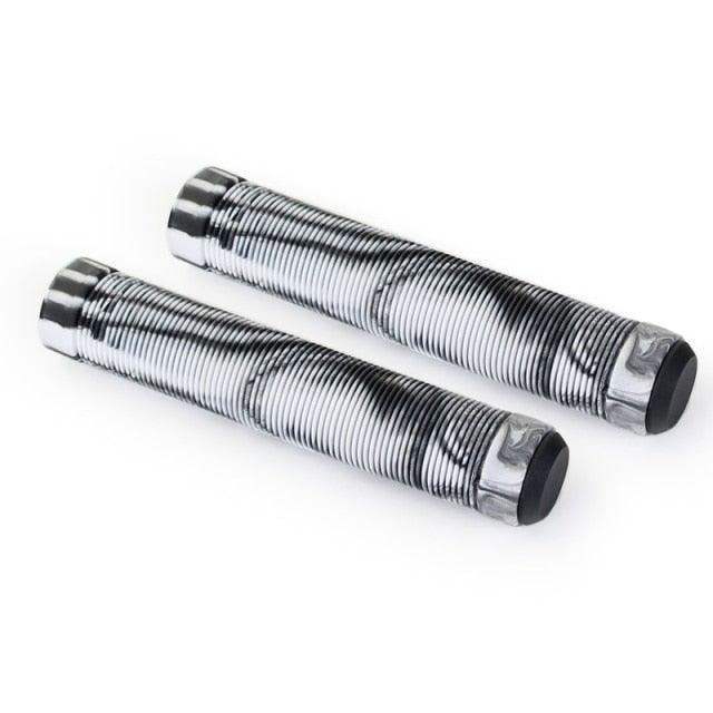 Durable Anti Slip Scooter Grips Soft Bike Handlebar Grips Anti-Slip Bicycle Grips Freestyle Cycling Grips Race Mountain Bike Handlebar Grips Single Lock-On Ring Collar Bicycle Handle Bar Stevvex