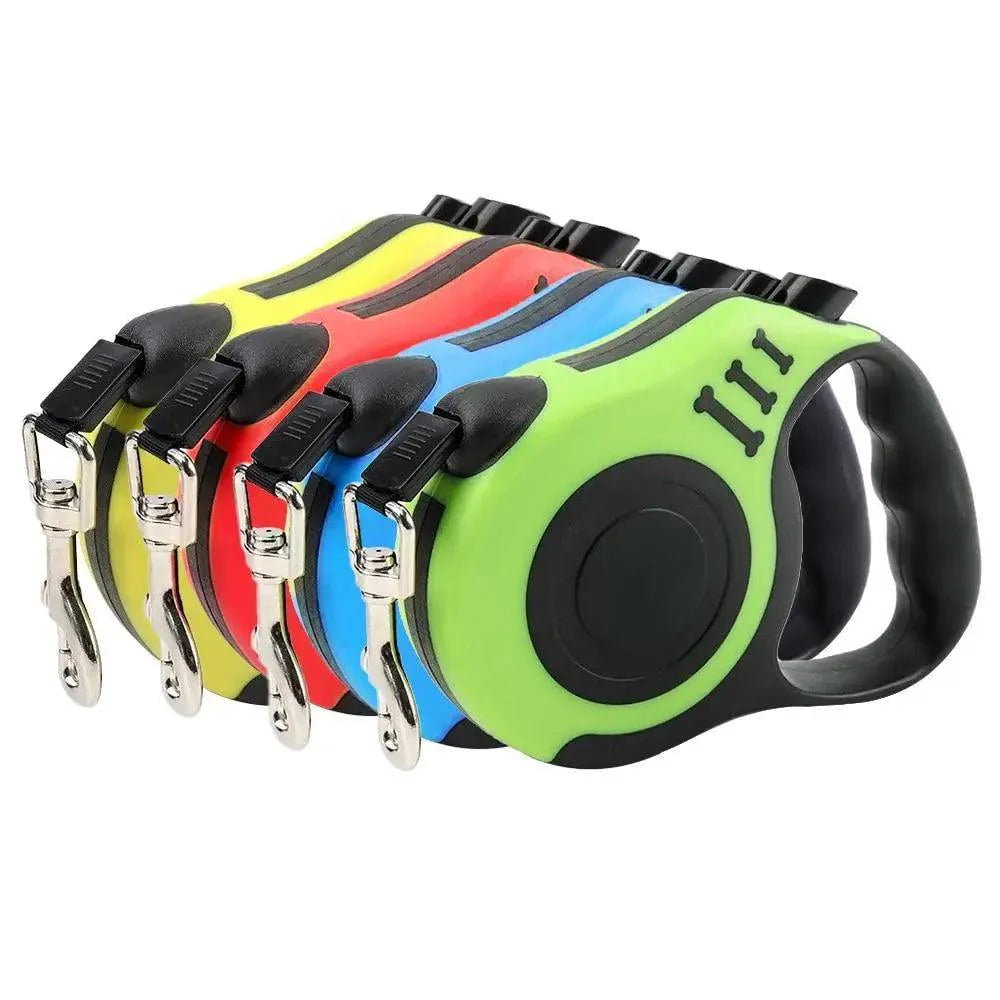 Durable Automatic Retractable Dog No Tangle Comfortable Grip Pet Leash Walking Running Cute Easy Control Leashes Pet Products Stevvex